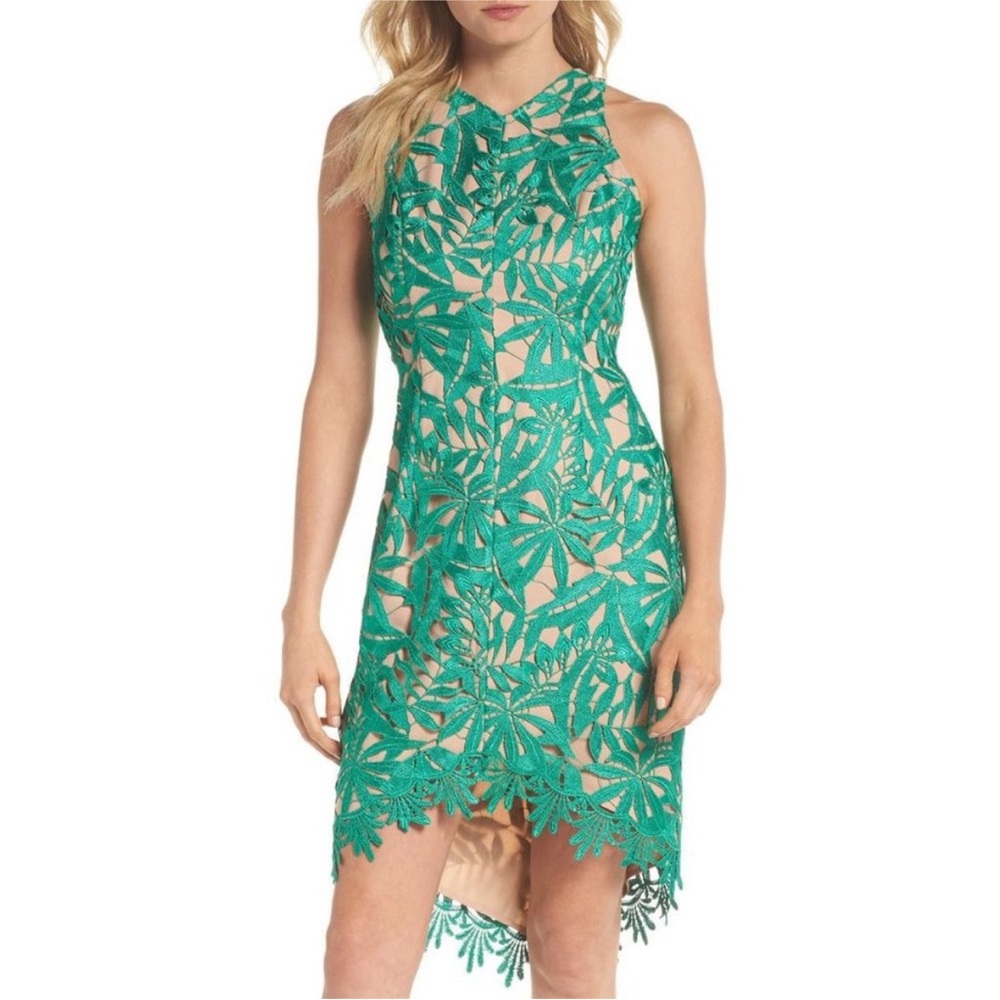 Adelyn Rae Neve Hi-Low Lace Dress